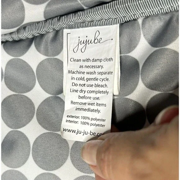 JuJuBe‎ Diaper Backpack Coastal Collection MiniBe Annapolis Navy Blue Striped - Picture 9 of 13